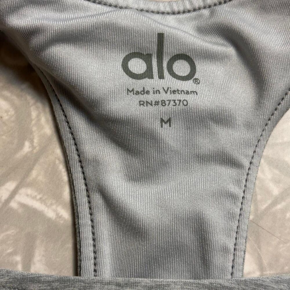 Alo-yoga Women's Grey Bra - Picture 2 of 4